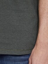 Serafino T-shirt with a colour pattern - Men - green overdye stripe Serafino T-shirt with a colour pattern - Men - green overdye stripe - 10 - TOM TAILOR