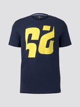 T-Shirt mit Print - Männer - Black Iris Blue T-Shirt mit Print - Männer - Black Iris Blue - 7 - TOM TAILOR