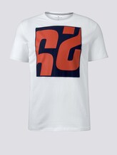 T-Shirt mit Print - Männer - White T-Shirt mit Print - Männer - White - 7 - TOM TAILOR