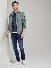Soft long-sleeved Henley shirt - Men - Black Iris Blue Soft long-sleeved Henley shirt - Men - Black Iris Blue - 3 - TOM TAILOR