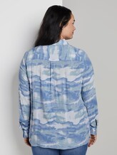 Curvy - Bluse im Tie-Dye Look - Frauen - bluish tie dye Curvy - Bluse im Tie-Dye Look - Frauen - bluish tie dye - 2 - My True Me