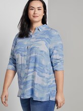 Curvy - Bluse im Tie-Dye Look - Frauen - bluish tie dye Curvy - Bluse im Tie-Dye Look - Frauen - bluish tie dye - 5 - My True Me