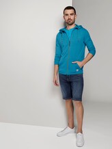 Dünne Jacke mit Kapuze - Männer - teal mocktwist Dünne Jacke mit Kapuze - Männer - teal mocktwist - 3 - TOM TAILOR