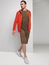 Dünne Jacke mit Kapuze - Männer - red mocktwist Dünne Jacke mit Kapuze - Männer - red mocktwist - 3 - TOM TAILOR