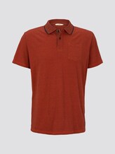 Eingefärbtes Poloshirt mit Streifenmuster - Männer - red overdye stripe Eingefärbtes Poloshirt mit Streifenmuster - Männer - red overdye stripe - 7 - TOM TAILOR