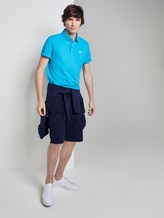 Schlichtes Poloshirt mit kleinem Print - Männer - teal bay green Schlichtes Poloshirt mit kleinem Print - Männer - teal bay green - 3 - TOM TAILOR