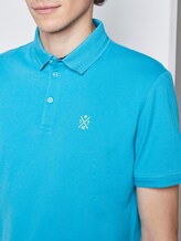 Schlichtes Poloshirt mit kleinem Print - Männer - teal bay green Schlichtes Poloshirt mit kleinem Print - Männer - teal bay green - 9 - TOM TAILOR