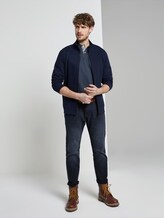 Meliertes Poloshirt - Männer - Black Iris Blue Melange Meliertes Poloshirt - Männer - Black Iris Blue Melange - 3 - TOM TAILOR