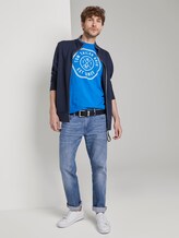 Sweatjack met opstaande kraag - Mannen - Black Iris Blue Sweatjack met opstaande kraag - Mannen - Black Iris Blue - 3 - TOM TAILOR