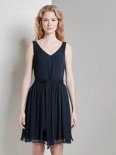 Kleid aus Chiffon - Frauen - Sky Captain Blue Kleid aus Chiffon - Frauen - Sky Captain Blue - 1 - TOM TAILOR
