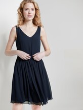 Kleid aus Chiffon - Frauen - Sky Captain Blue Kleid aus Chiffon - Frauen - Sky Captain Blue - 5 - TOM TAILOR