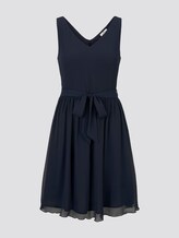 Kleid aus Chiffon - Frauen - Sky Captain Blue Kleid aus Chiffon - Frauen - Sky Captain Blue - 7 - TOM TAILOR