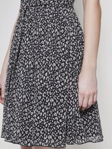 Kleid aus Chiffon - Frauen - navy small leo design Kleid aus Chiffon - Frauen - navy small leo design - 10 - TOM TAILOR