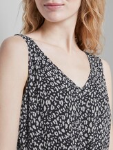 Kleid aus Chiffon - Frauen - navy small leo design Kleid aus Chiffon - Frauen - navy small leo design - 9 - TOM TAILOR