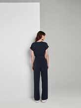 Jumpsuit mit Bindegürtel - Frauen - Sky Captain Blue Jumpsuit mit Bindegürtel - Frauen - Sky Captain Blue - 2 - TOM TAILOR