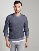 Strickpullover im Strukturmix - Männer - Black Iris Blue Strickpullover im Strukturmix - Männer - Black Iris Blue - 5 - TOM TAILOR