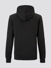 Hoody with print - Men - Black Hoody with print - Men - Black - 8 - TOM TAILOR Denim