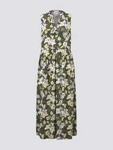 Sleeveless maxi dress with a pattern - Women - khaki floral design Sleeveless maxi dress with a pattern - Women - khaki floral design - 7 - TOM TAILOR