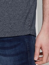 Strukturiertes T-Shirt mit V-Ausschnitt - Männer - Sky Captain Blue Non-Solid Strukturiertes T-Shirt mit V-Ausschnitt - Männer - Sky Captain Blue Non-Solid - 10 - TOM TAILOR Denim