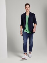 T-shirt met V-hals - Mannen - soft neo green melange T-shirt met V-hals - Mannen - soft neo green melange - 3 - TOM TAILOR Denim