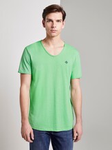 T-shirt met V-hals - Mannen - soft neo green melange T-shirt met V-hals - Mannen - soft neo green melange - 5 - TOM TAILOR Denim