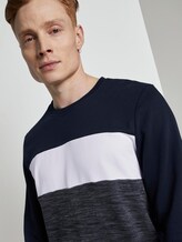 Sweatshirt mit Colorblocking - Männer - Sky Captain Blue Sweatshirt mit Colorblocking - Männer - Sky Captain Blue - 9 - TOM TAILOR Denim