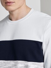Sweatshirt mit Colorblocking - Männer - White Sweatshirt mit Colorblocking - Männer - White - 9 - TOM TAILOR Denim