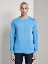 Sweatshirt mit Logo-Print - Männer - water sport blue Sweatshirt mit Logo-Print - Männer - water sport blue - 1 - TOM TAILOR Denim