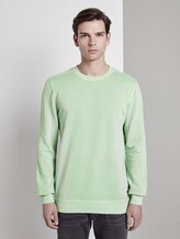 Sweatshirt mit Logo-Print - Männer - soft neo green Sweatshirt mit Logo-Print - Männer - soft neo green - 1 - TOM TAILOR Denim