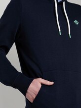 Hoodie mit Logo-Print - Männer - Sky Captain Blue Hoodie mit Logo-Print - Männer - Sky Captain Blue - 9 - TOM TAILOR Denim