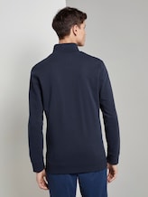 Sweatjacke mit Stehkragen - Männer - Sky Captain Blue Sweatjacke mit Stehkragen - Männer - Sky Captain Blue - 2 - TOM TAILOR Denim