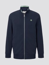 Sweatjacke mit Stehkragen - Männer - Sky Captain Blue Sweatjacke mit Stehkragen - Männer - Sky Captain Blue - 7 - TOM TAILOR Denim