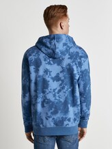 Hoodie in batik look - Mannen - blue big batik print Hoodie in batik look - Mannen - blue big batik print - 2 - TOM TAILOR Denim