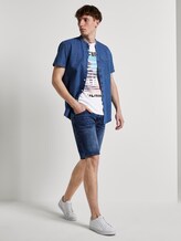 T-shirt with a palm tree print - Men - White T-shirt with a palm tree print - Men - White - 3 - TOM TAILOR Denim