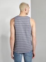 Tank-Top mit Streifenstruktur - Männer - navy mixed structure Tank-Top mit Streifenstruktur - Männer - navy mixed structure - 2 - TOM TAILOR Denim