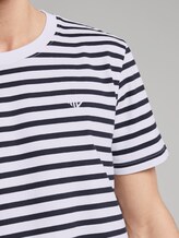 Gestreiftes T-Shirt mit Bio-Baumwolle - Männer - navy stripe bold Gestreiftes T-Shirt mit Bio-Baumwolle - Männer - navy stripe bold - 9 - TOM TAILOR Denim