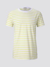 Gestreiftes T-Shirt mit Bio-Baumwolle - Männer - canary light yarn dye stripe Gestreiftes T-Shirt mit Bio-Baumwolle - Männer - canary light yarn dye stripe - 7 - TOM TAILOR Denim