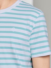 Gestreiftes T-Shirt mit Bio-Baumwolle - Männer - soft sky blue yarn dye stripe Gestreiftes T-Shirt mit Bio-Baumwolle - Männer - soft sky blue yarn dye stripe - 9 - TOM TAILOR Denim