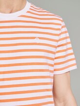 Gestreiftes T-Shirt mit Bio-Baumwolle - Männer - summer peach yarn dye stripe Gestreiftes T-Shirt mit Bio-Baumwolle - Männer - summer peach yarn dye stripe - 9 - TOM TAILOR Denim