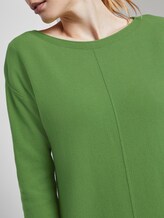 Weicher Pullover mit Streifenstruktur - Frauen - sundried turf green Weicher Pullover mit Streifenstruktur - Frauen - sundried turf green - 9 - TOM TAILOR