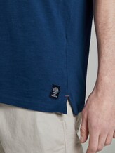 Basic Henley-T-Shirt in Melange-Optik - Männer - after dark blue Basic Henley-T-Shirt in Melange-Optik - Männer - after dark blue - 10 - TOM TAILOR