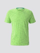 T-shirt in melange look - Mannen - neon green melange inject T-shirt in melange look - Mannen - neon green melange inject - 7 - TOM TAILOR