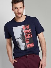 T-Shirt mit NYC-Print - Männer - Black Iris Blue T-Shirt mit NYC-Print - Männer - Black Iris Blue - 5 - TOM TAILOR