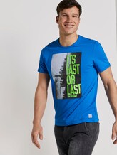 T-Shirt mit NYC-Print - Männer - Electric Teal Blue T-Shirt mit NYC-Print - Männer - Electric Teal Blue - 5 - TOM TAILOR