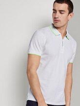 Poloshirt mit Reißverschluss - Männer - White Poloshirt mit Reißverschluss - Männer - White - 5 - TOM TAILOR