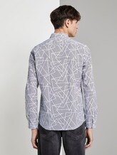 Gemustertes Hemd - Männer - white geometric outline print Gemustertes Hemd - Männer - white geometric outline print - 2 - TOM TAILOR Denim