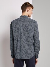 Gemustertes Hemd - Männer - navy geometric outline print Gemustertes Hemd - Männer - navy geometric outline print - 2 - TOM TAILOR Denim