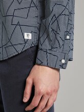 Gemustertes Hemd - Männer - navy geometric outline print Gemustertes Hemd - Männer - navy geometric outline print - 9 - TOM TAILOR Denim
