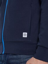 Sweatjacke mit Stehkragen - Männer - Black Iris Blue Sweatjacke mit Stehkragen - Männer - Black Iris Blue - 10 - TOM TAILOR