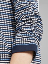 Gepunktetes Minikleid aus Jersey - Frauen - blue white structure Gepunktetes Minikleid aus Jersey - Frauen - blue white structure - 9 - TOM TAILOR